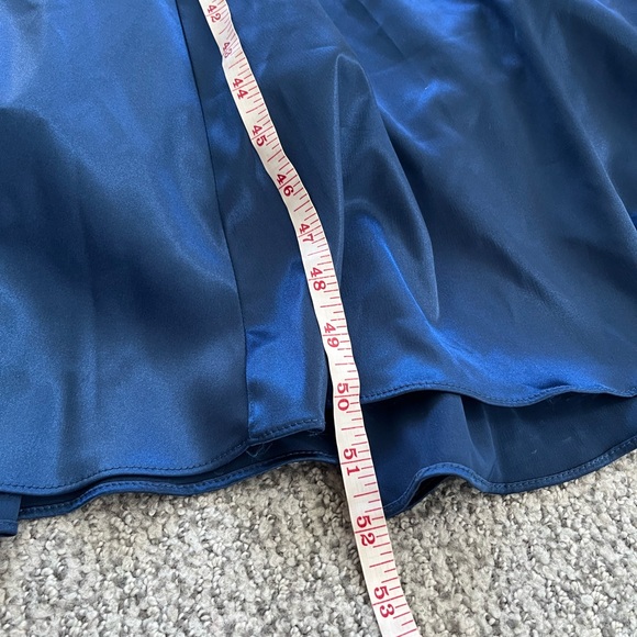 NWT Blue Strapless Formal Dress Size 8 - Picture 15 of 15